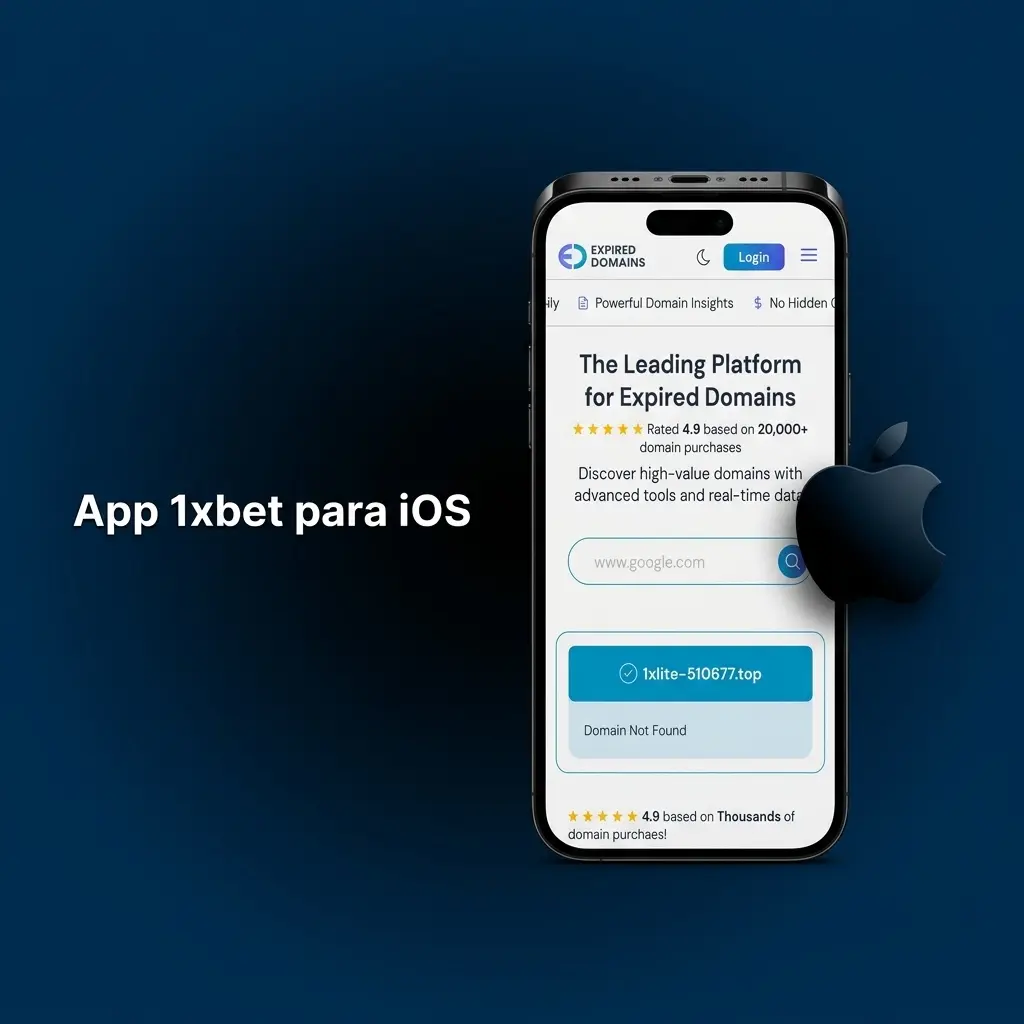 App 1xbet para iOS en iPhone e iPad con requisitos mínimos iOS 12, compatible con iPhone 6S y modelos más nuevos